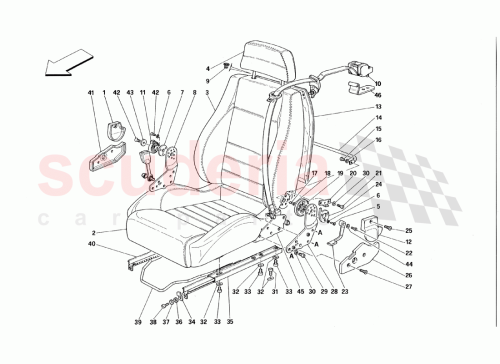 Part Diagram for Ferrari 40294308
