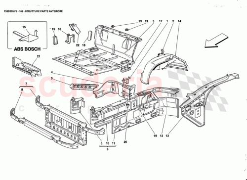 Part Diagram for Ferrari 65262800