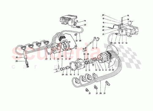 Part Diagram for Ferrari 117429
