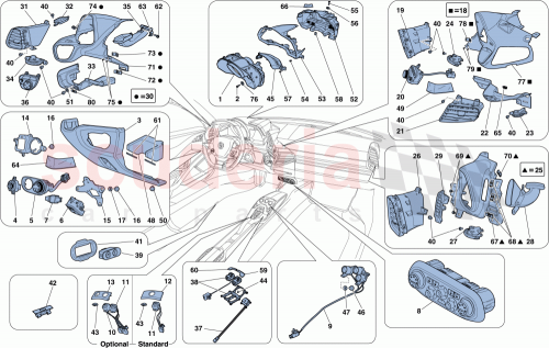 Part Diagram for Ferrari 261194