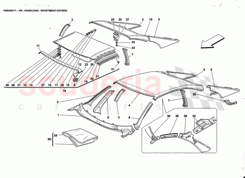 Part Diagram for Ferrari 65269100