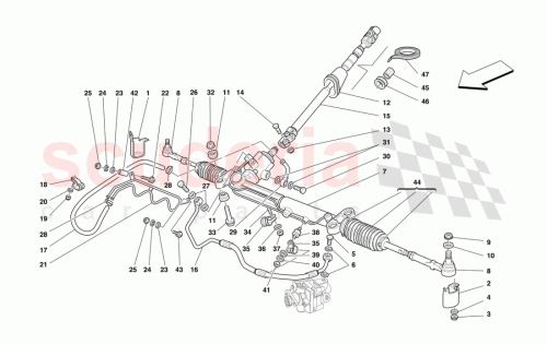 Part Diagram for Ferrari 156656