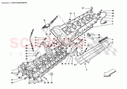 Part Diagram for Ferrari 180110