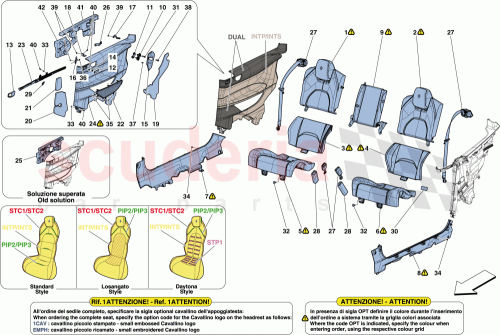 Part Diagram for Ferrari 89223000