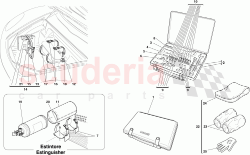 Part Diagram for Ferrari 65644800