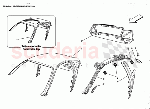 Part Diagram for Ferrari 65160211