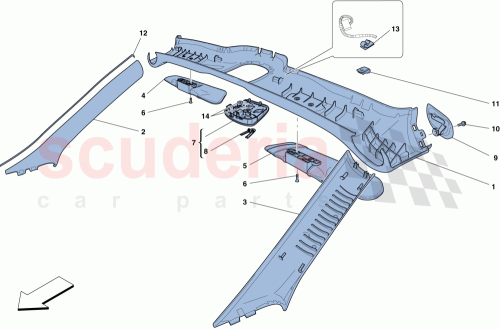 Part Diagram for Ferrari 86231500