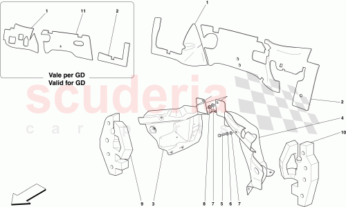 Part Diagram for Ferrari 82773200