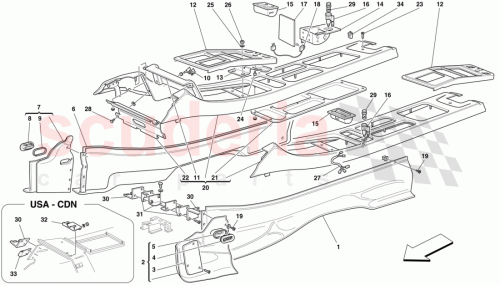 Part Diagram for Ferrari 640842