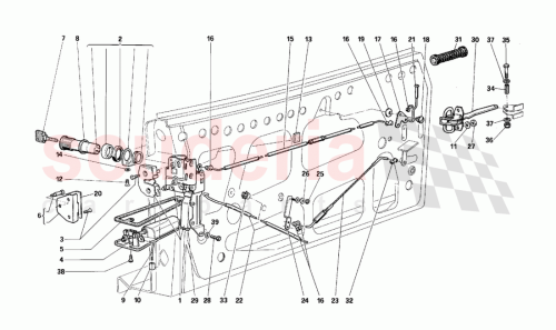 Part Diagram for Ferrari 61506500