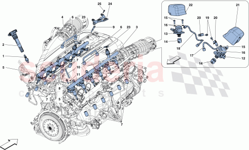 Part Diagram for Ferrari 334138