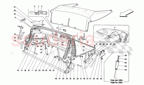 Part Diagram for Ferrari 64274900