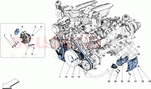 Part Diagram for Ferrari 238590