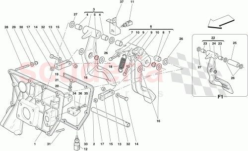 Part Diagram for Ferrari 176471