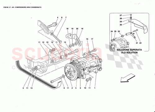 Part Diagram for Ferrari 162946