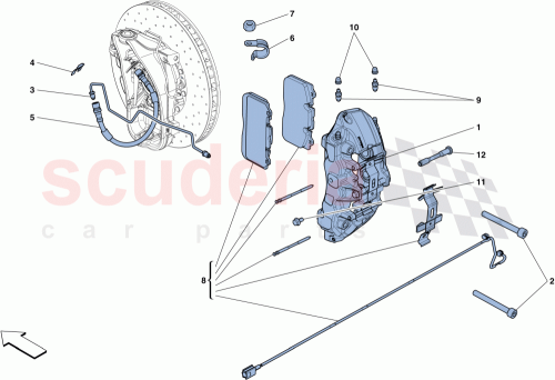 Part Diagram for Ferrari 315574