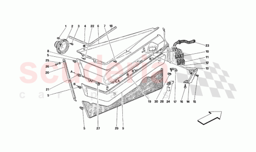 Part Diagram for Ferrari 62157300