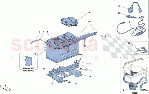 Part Diagram for Ferrari 85225800