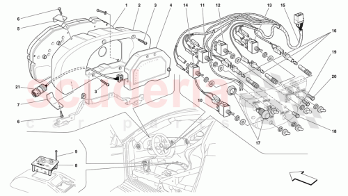 Part Diagram for Ferrari 182546