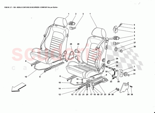 Part Diagram for Ferrari 64795800