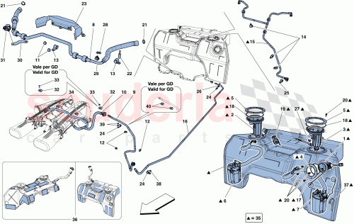 Part Diagram for Ferrari 67190200