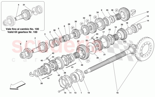 Part Diagram for Ferrari 70000813