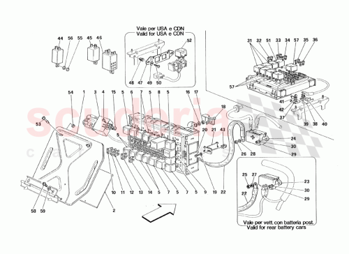 Part Diagram for Ferrari 125243