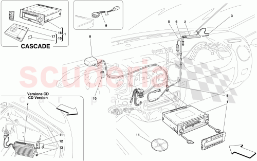Part Diagram for Ferrari 67197000