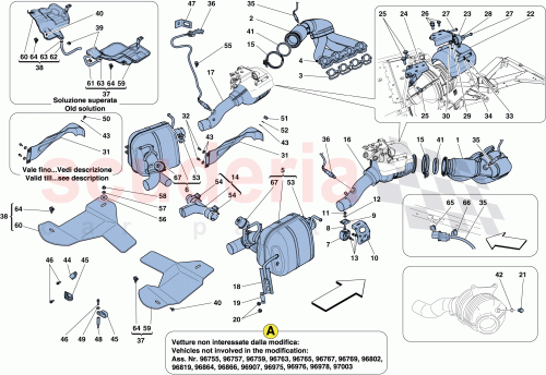 Part Diagram for Ferrari 260562