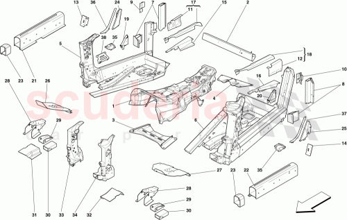 Part Diagram for Ferrari 68555200