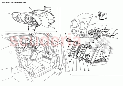 Part Diagram for Ferrari 67354100