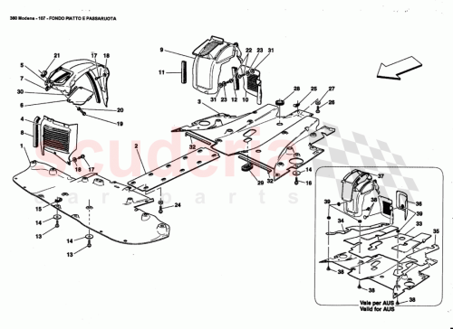 Part Diagram for Ferrari 65872600