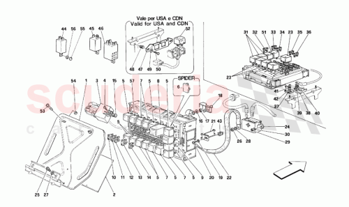Part Diagram for Ferrari 154898