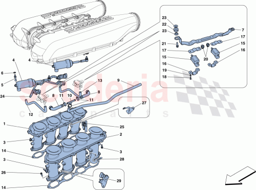 Part Diagram for Ferrari 305957