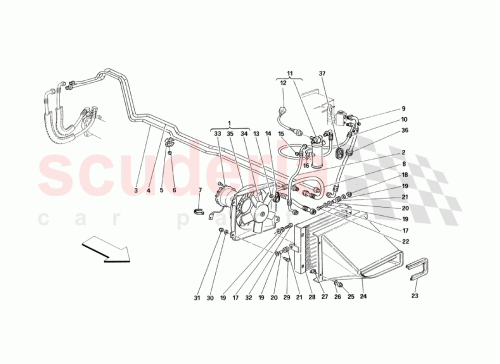 Part Diagram for Ferrari 62658900