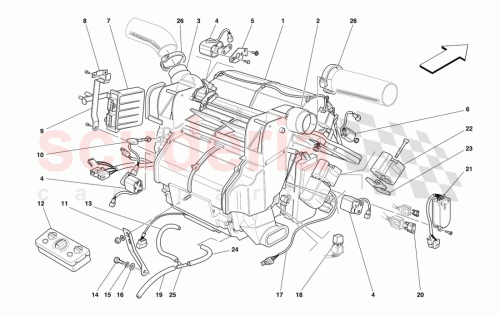 Part Diagram for Ferrari 65247400