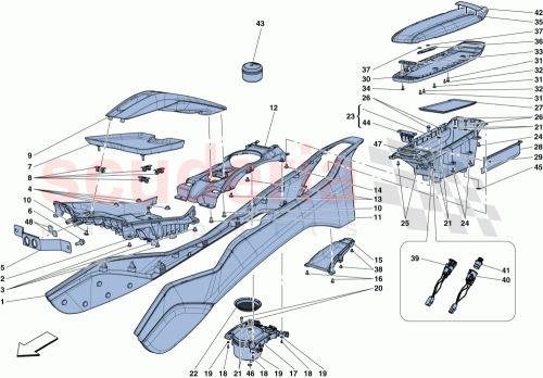 Part Diagram for Ferrari 87360900