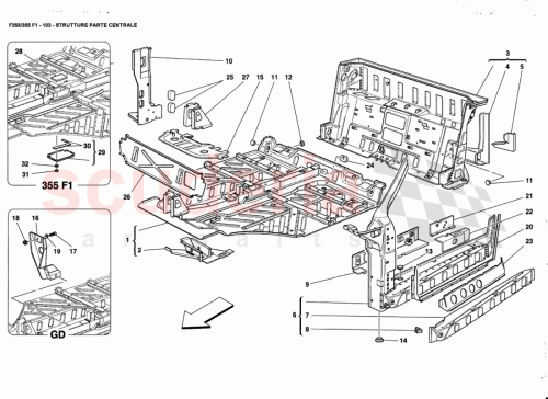 Part Diagram for Ferrari 65748900