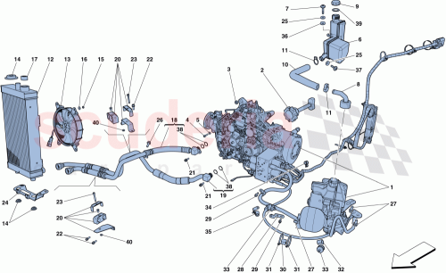 Part Diagram for Ferrari 325951