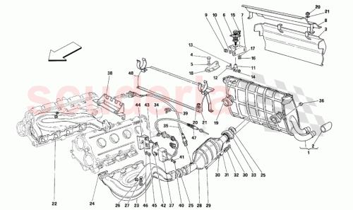 Part Diagram for Ferrari 157344