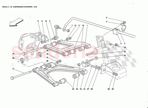 Part Diagram for Ferrari 165087