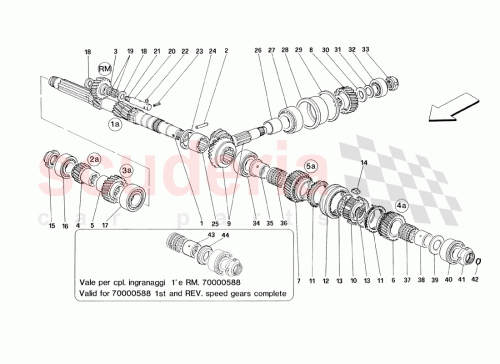 Part Diagram for Ferrari 131798