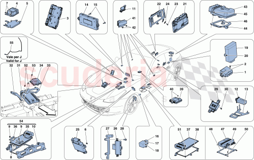 Part Diagram for Ferrari 333949