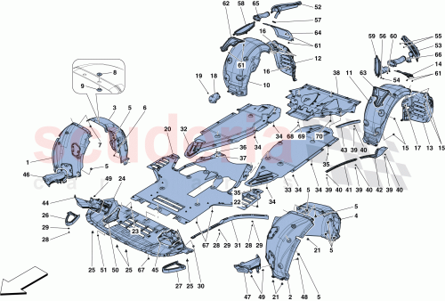 Part Diagram for Ferrari 88066600