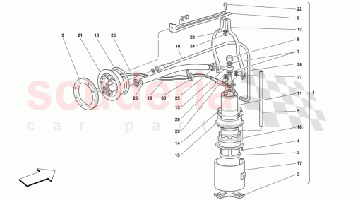 Part Diagram for Ferrari 153188