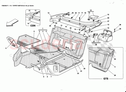 Part Diagram for Ferrari 654841