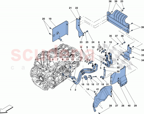Part Diagram for Ferrari 314654