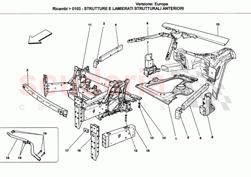 Part Diagram for Ferrari 224890
