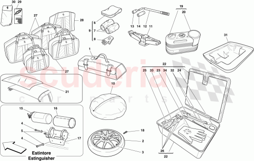 Part Diagram for Ferrari 254636