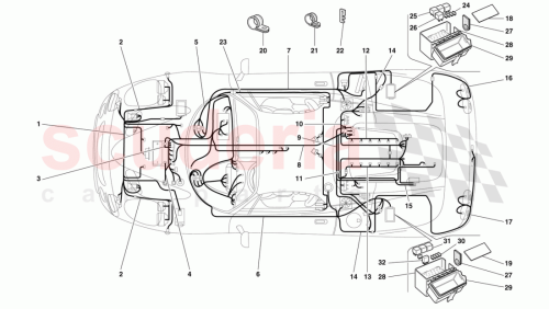 Part Diagram for Ferrari 161430